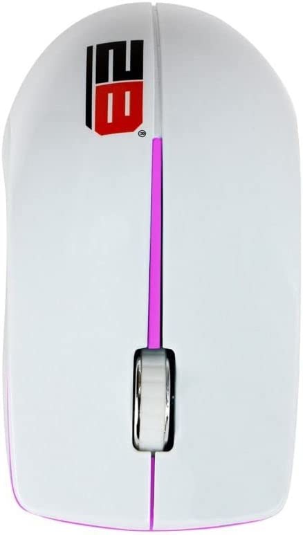 2B Wireless Mouse, 1200 DPI, Single Band, Pink x White, MO33P