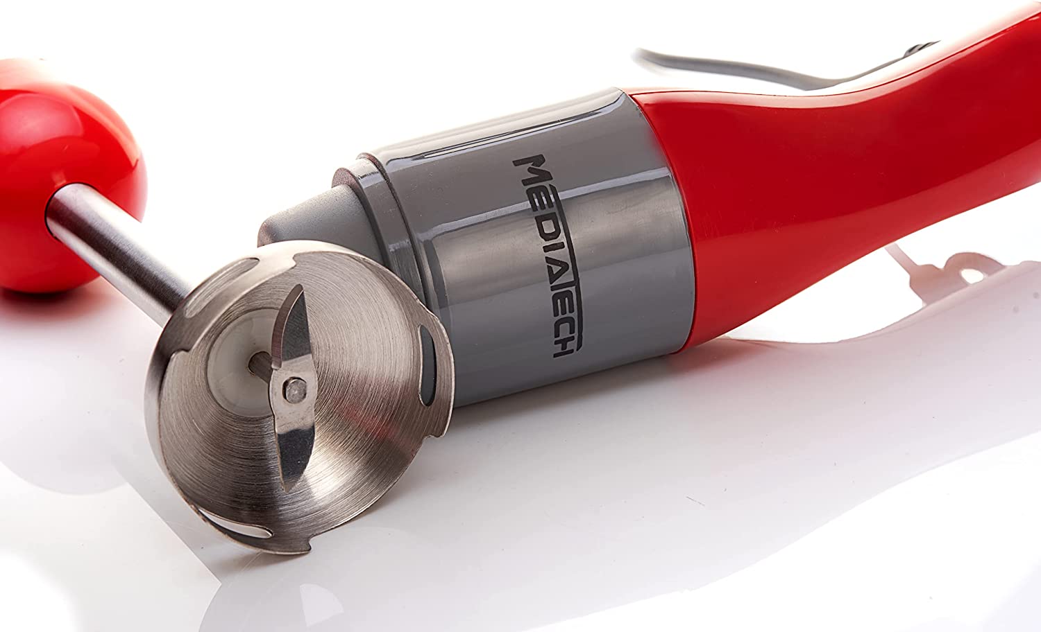 هاند بلندر ميديا تك، 450 وات، أحمر، MT-23R