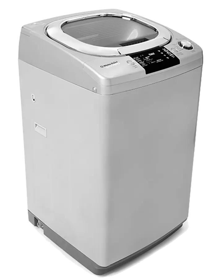 White Point Grando Top Loading Washing Machine, 14 KG, Digital Display, Diamond Drum, Silver, WPTL14DGSCM