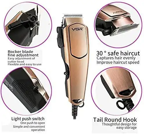 ماكينة حلاقة كهربائية للرجال في جي ار، روز جولد ، V-131