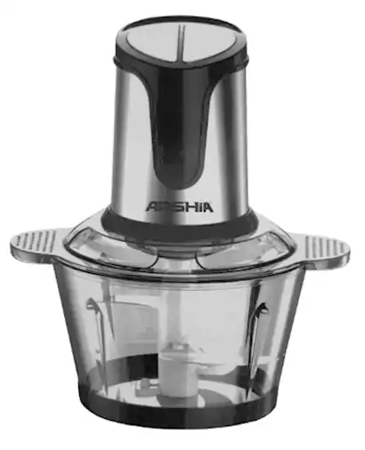 قطاعة خضروات ولحوم ارشا أستنالس ، 400 وات، 2.5 لتر، فضي، AS-8011