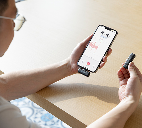 Boya Clip-on Wireless Condenser Microphone, Black, BY-WM3T2-D1