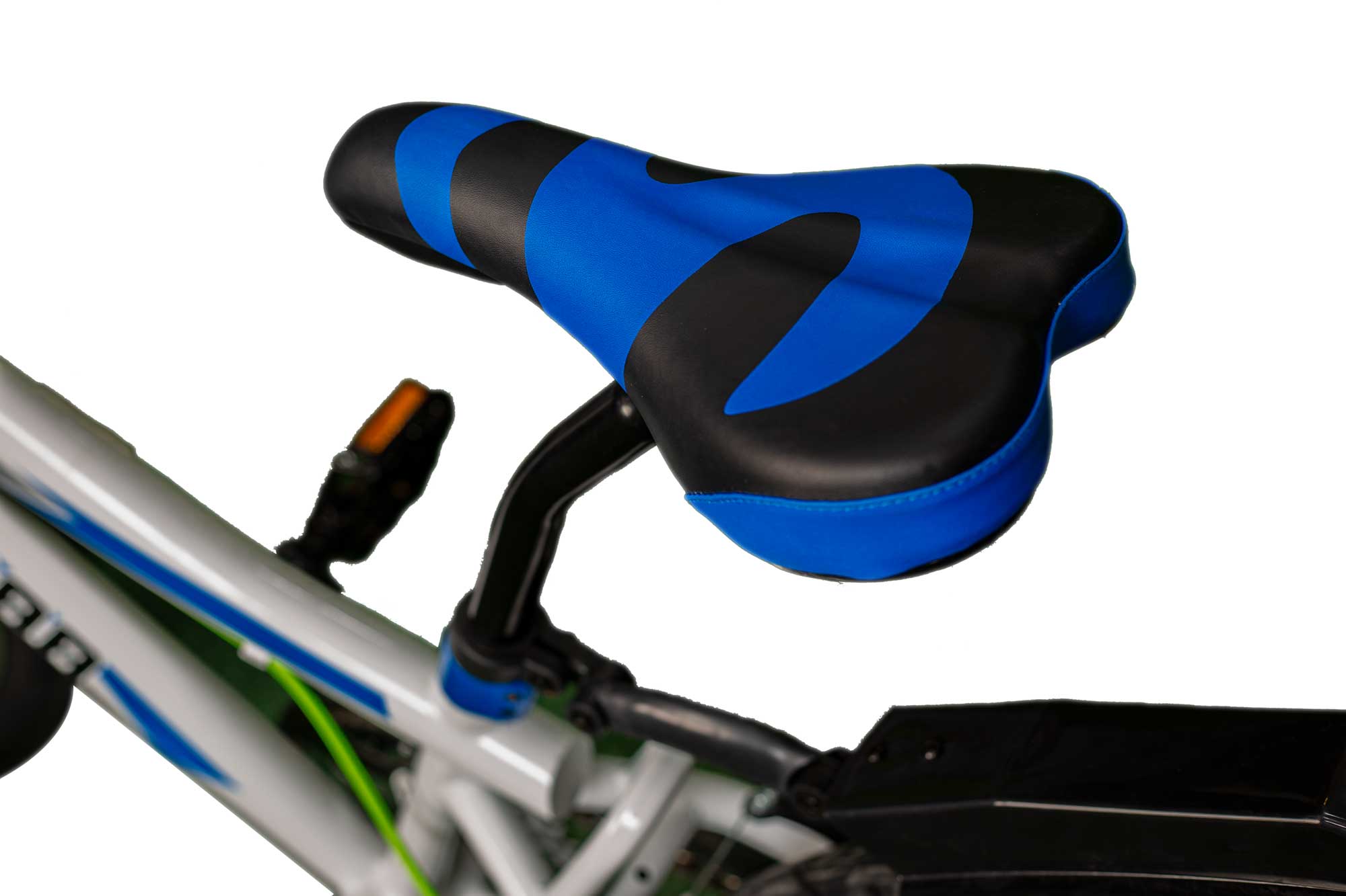 دراجة أطفال جمعة P28AR، أزرق × فضي