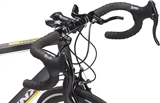 Trinx Tempo 1.4 Road Bike, 26, 14 Speed, Black x Yellow