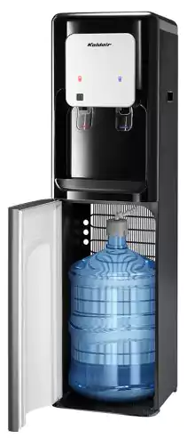 Koldair Water Dispenser, 2 Taps (Cold + Hot), Bottom Loading, Black, BBL3-1