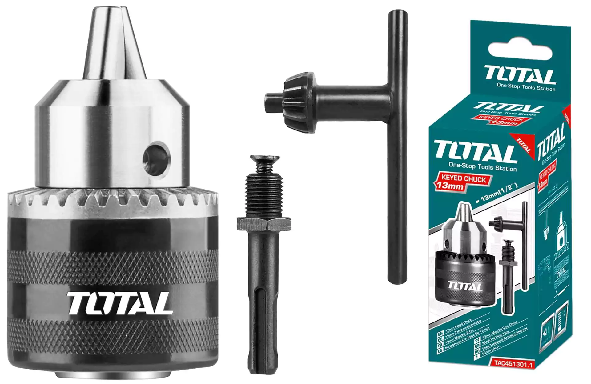 Total tools drill Chuck 13mm (TAC451301.1)
