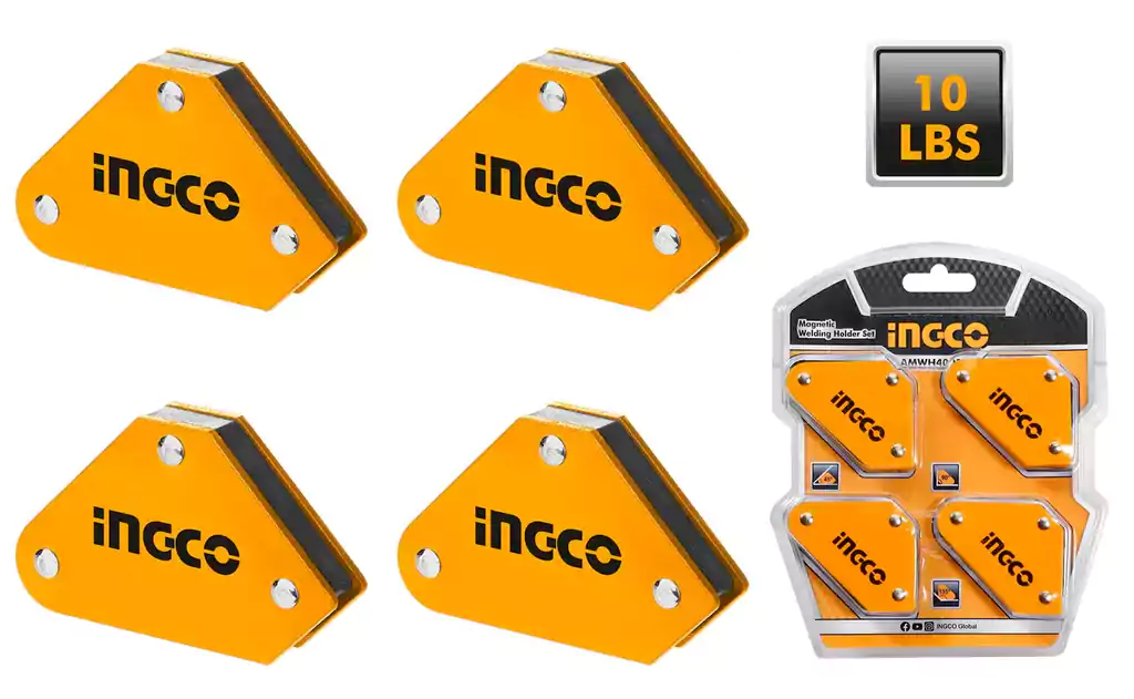 طقم زاوية إنكو حدادى مغناطيس 4 قطع AMWH4001