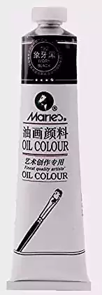 أنبوب ألوان زيت ماريس،  50 مللي ، أسود إيفوري  792