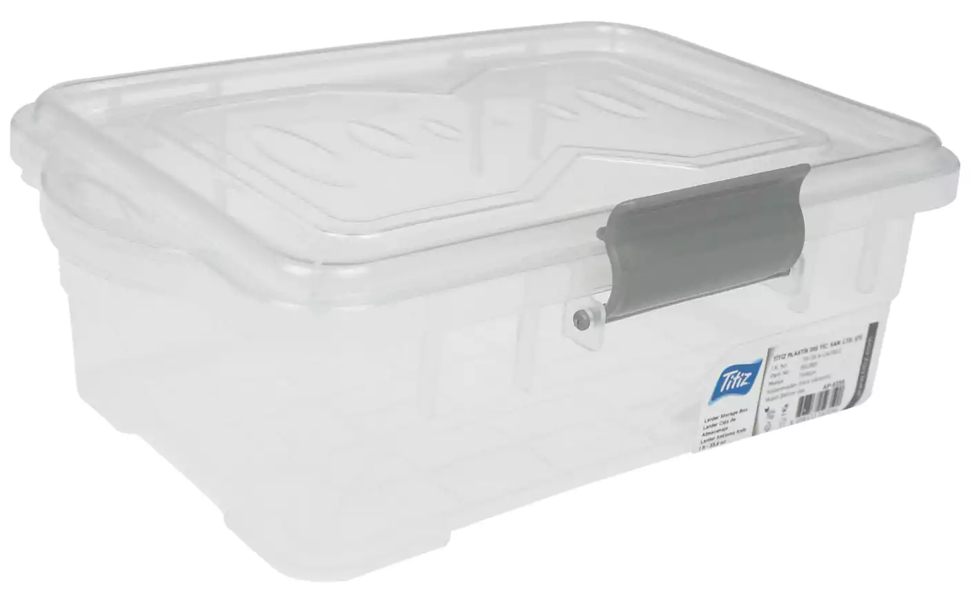 حافظة طعام 1 لتر من تيتز - شفاف، 9359