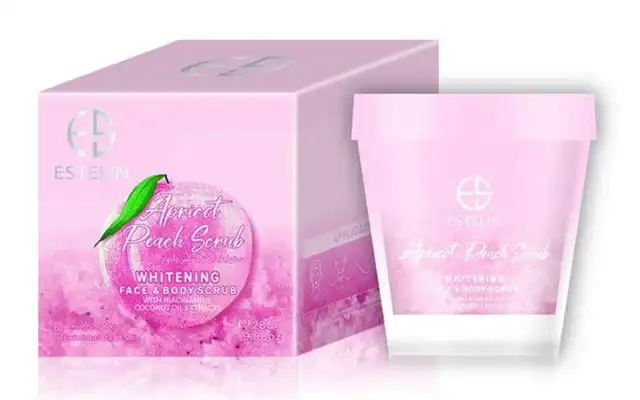 مقشر وجه و جسم  بالمشمش والخوخ من إيستلين    280 جم