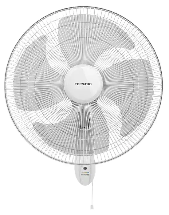 مروحة حائط تورنيدو ، 16 بوصة، 3 سرعات، أبيض،	 TWF-16W