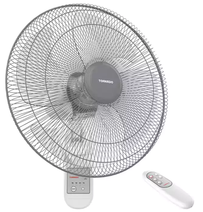 Tornado Wall Fan, 16 Inch, Remote, White, TWF-30