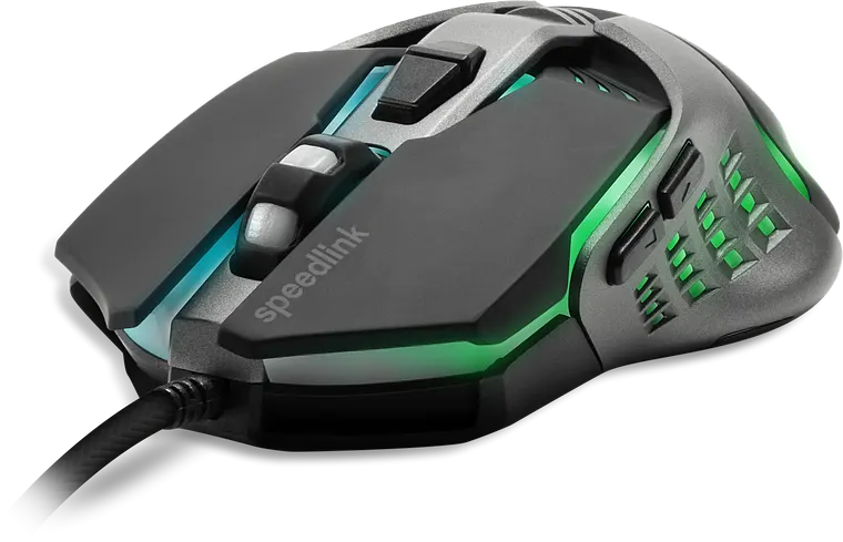 Speedlink Gaming Mouse, Wired, LED Lighting, 3200 DPI, Black, SL-680015-BK