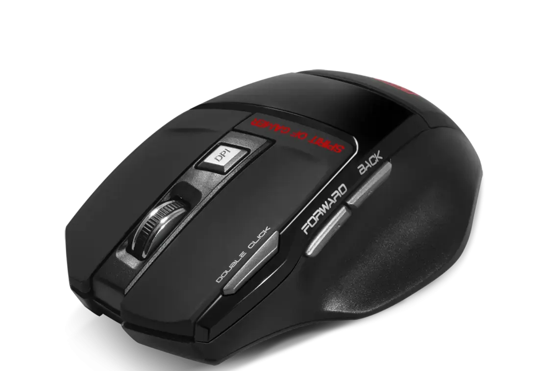 Spirit of Gamer PRO-M9 Gaming Mouse, Wireless, 2000 DPI, Black, S-G929RF