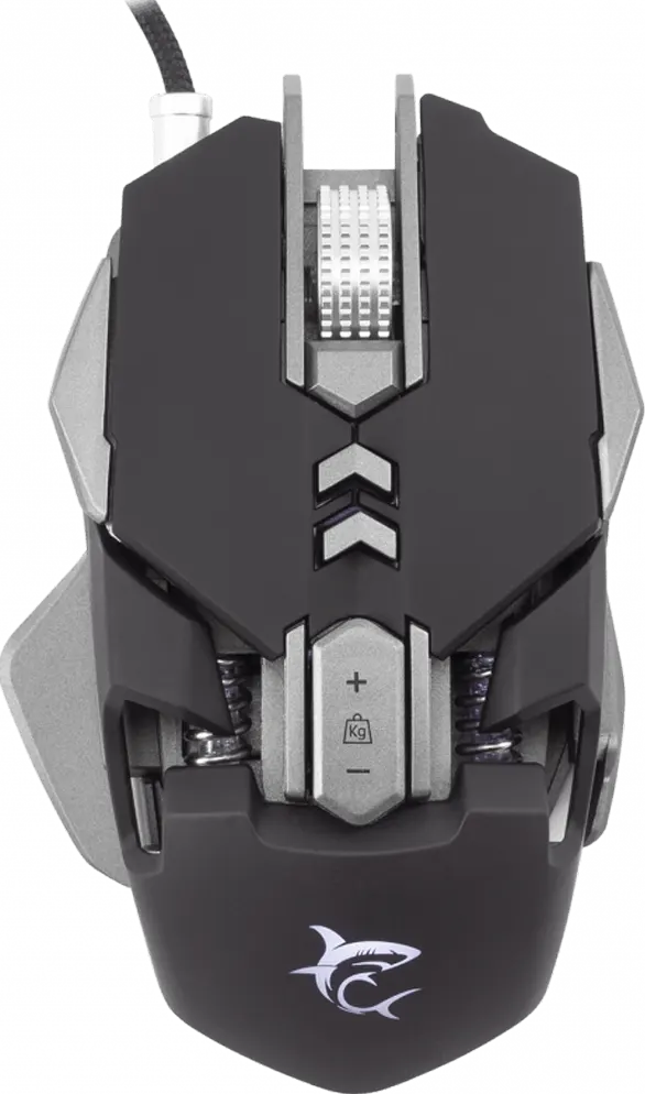 White Shark Gaming Mouse, Wired, 4800 DPI, Black, SHAKA ZULU-MO257