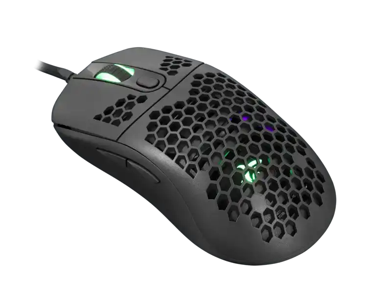 White Shark Gaming Mouse, Wired, 6400 DPI, RGB Lighting, Black, GALAHAD-M026B