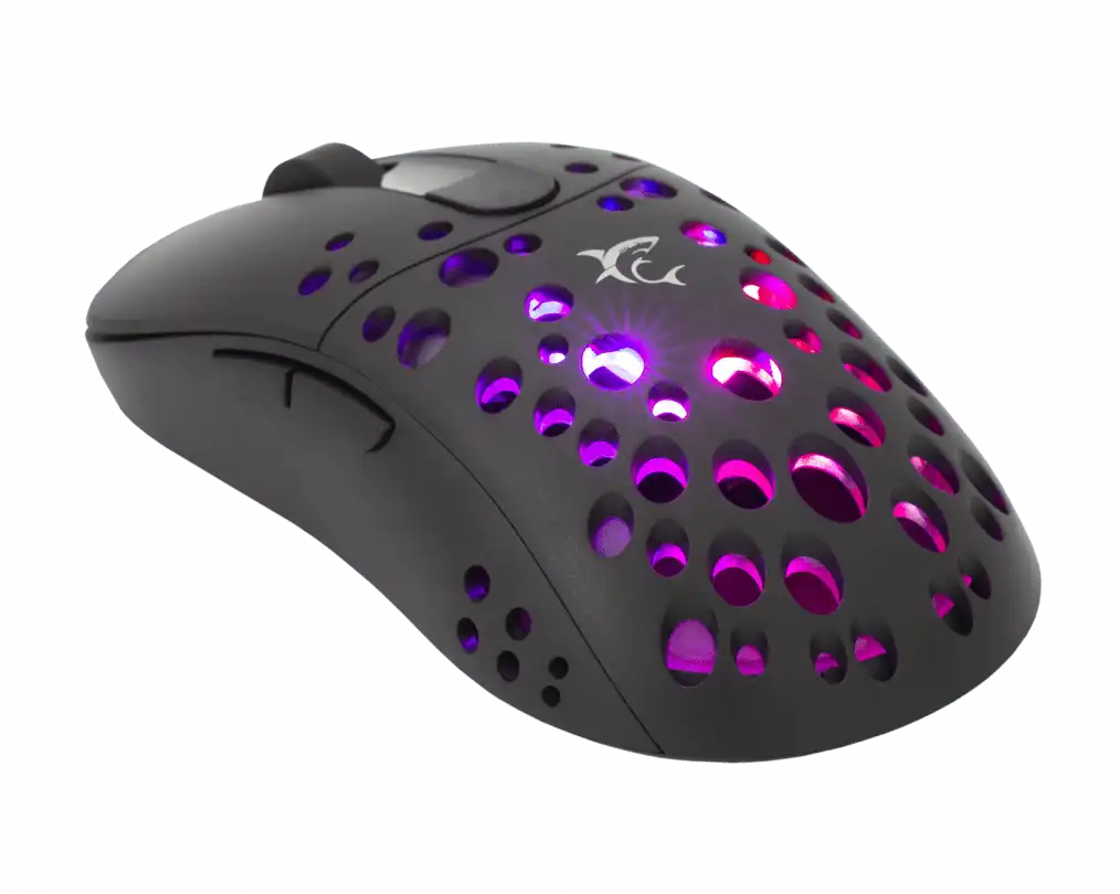 White Shark Gaming Mouse, Wired, 12000 DPI, RGB Lighting, Black, TRISTAN-M0336