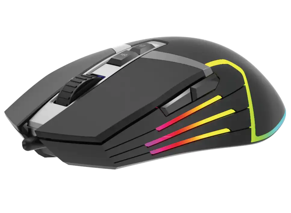 Marvo G941 Gaming Mouse, Wired, 12000 DPI, RGB Lighting, Black, G941-MO526
