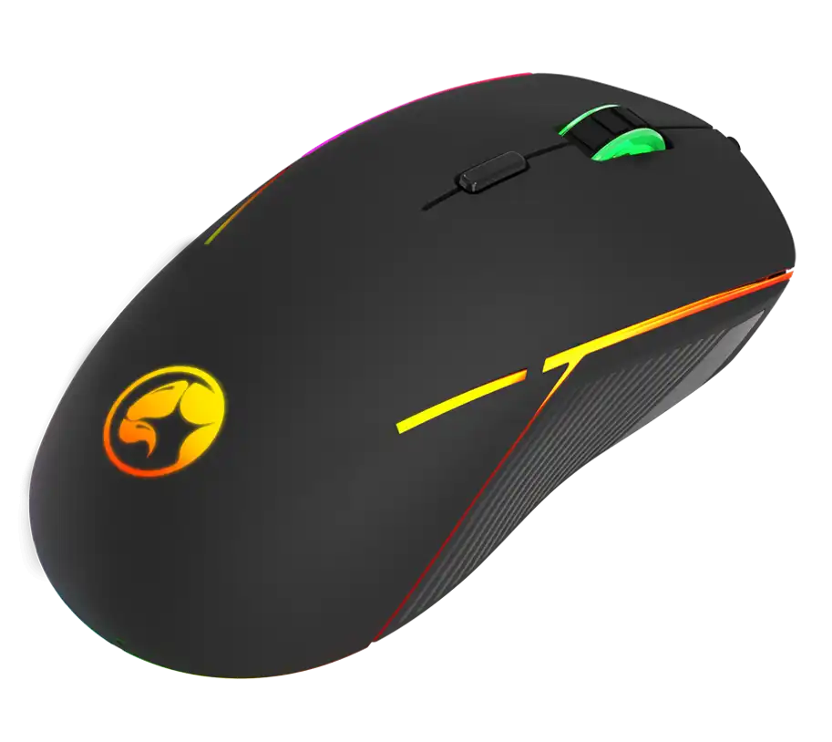 Marvo G924 Gaming Mouse, Wired, 10000 DPI, RGB Lighting, Black, G924-MO537