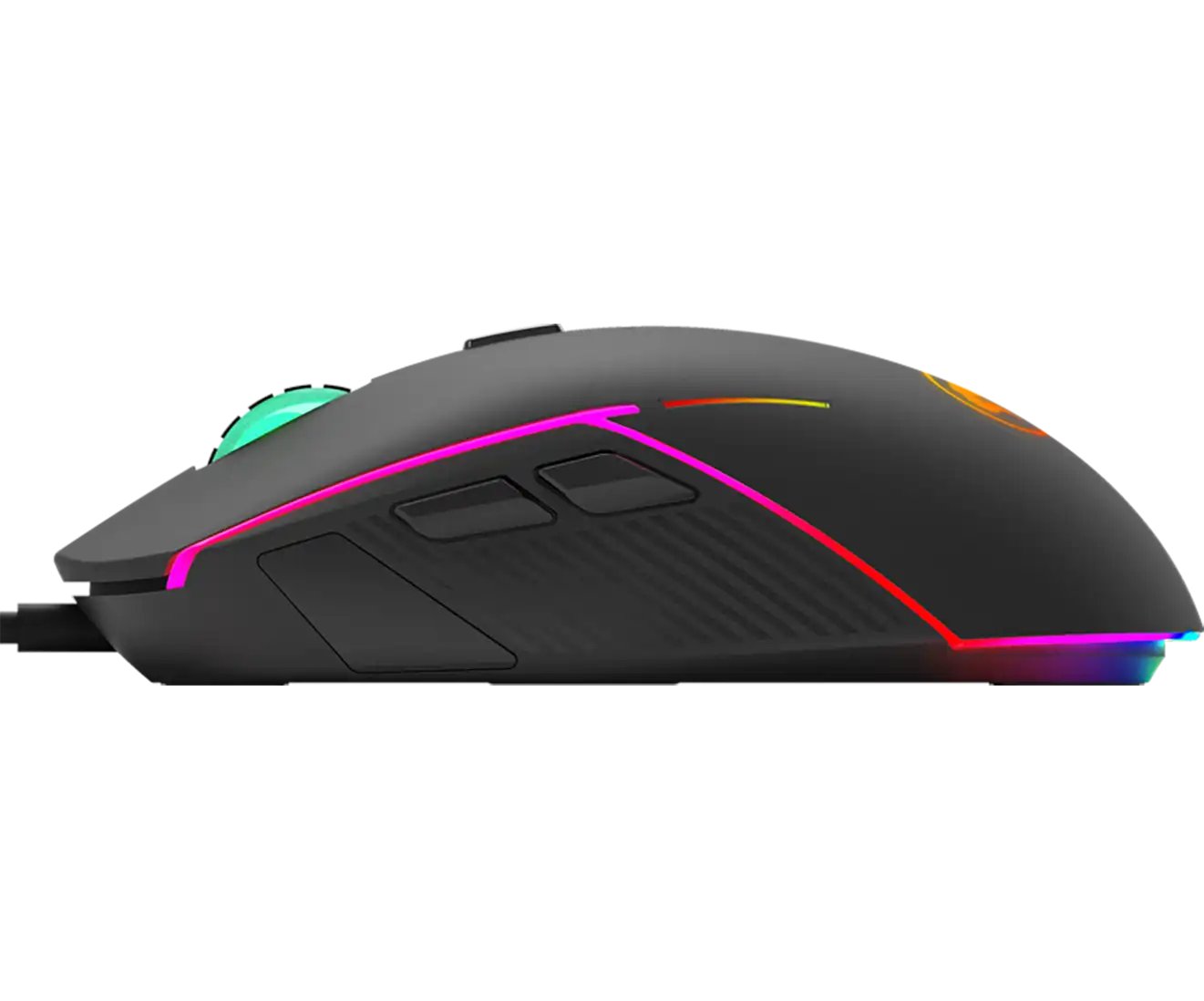 Marvo G924 Gaming Mouse, Wired, 10000 DPI, RGB Lighting, Black, G924-MO537