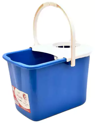 جردل المسح المزدوج من الهلال والنجمة بيضاوي مناسب للسيراميك والباركيه - أزرق