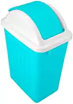 سلة قمامة بلاستيك من الهلال والنجمة ستايل - ألوان متعددة