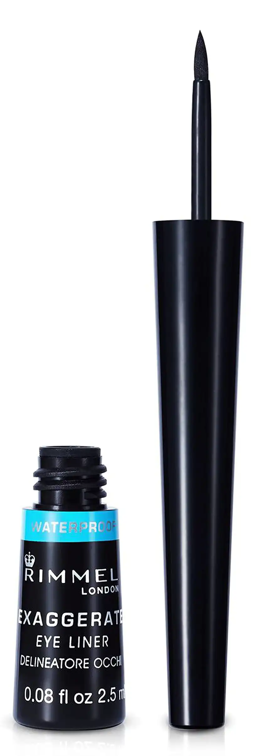 Rimmel Exaggerate Water proof Liquid Eyeliner 003 Black