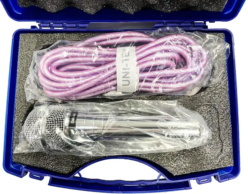 ميكروفون سلكي ديناميكي من  يوني تكس، محمول باليد، سلفر ، UNI-TEX DUM-A6