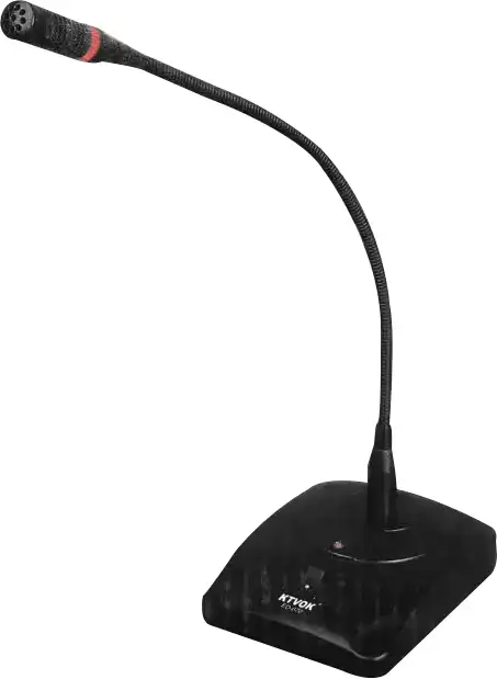 ميكروفون مكتب لاسلكي كتفوك، مكثف، أسود، ED-28