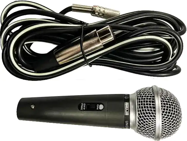 Ahuja Wired Dynamic Microphone, Black, ASM-580XLR