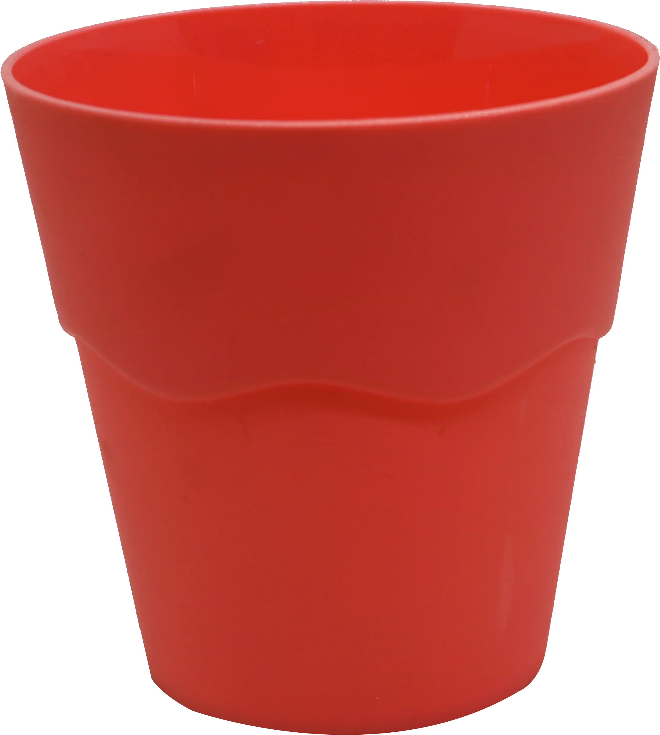 كوباية بلاستيك فاني من الوطنية - أحمر