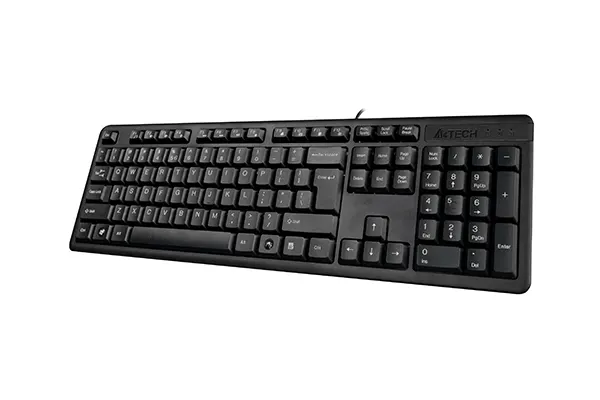 A4tech keyboard, wired, black, KK-3