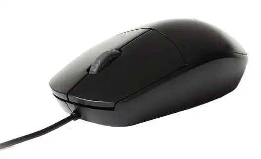 Rapoo Wired Mouse, N100, Black, MO004