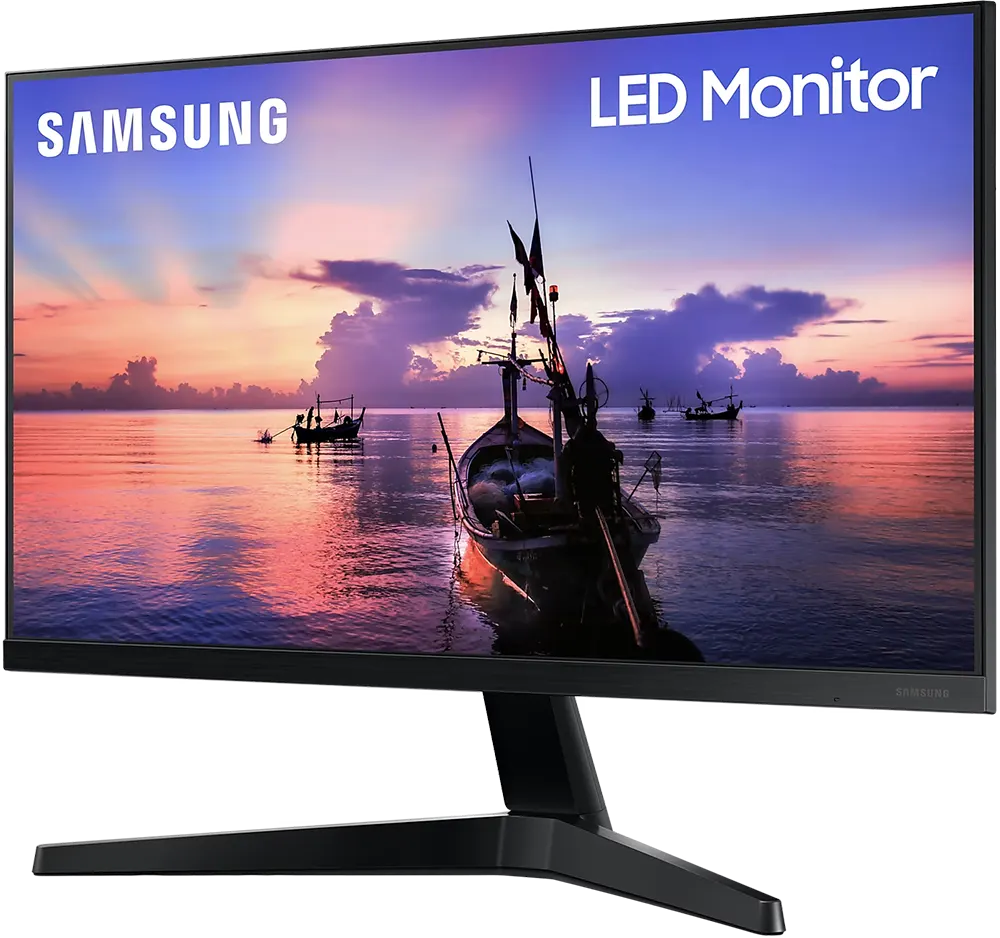 Computer LED Monitor Samsung 24 Inch, FHD, 75Hz, LF24T350FHMXEG