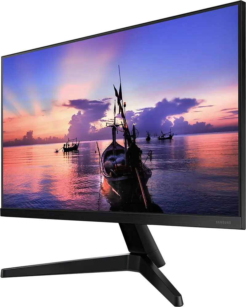 Computer LED Monitor Samsung 24 Inch, FHD, 75Hz, LF24T350FHMXEG ...