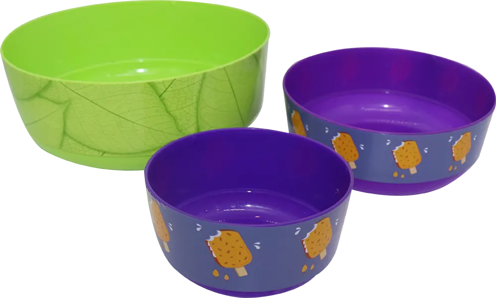 طقم بوله ايزى ديكور 3 قطع من الهلال والنجمة - ألوان متعددة