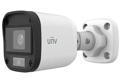 Uniview Color Security Camera, 2MP, 2.8mm Lens, UAC-B112-F40-W, White