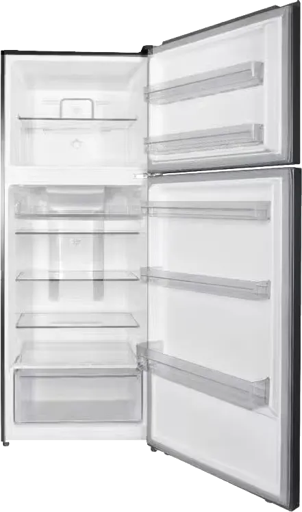 White Whale Refrigerator, No Frost, 430 Liters, 2 Doors, Digital Display, Black, WR-4385HB