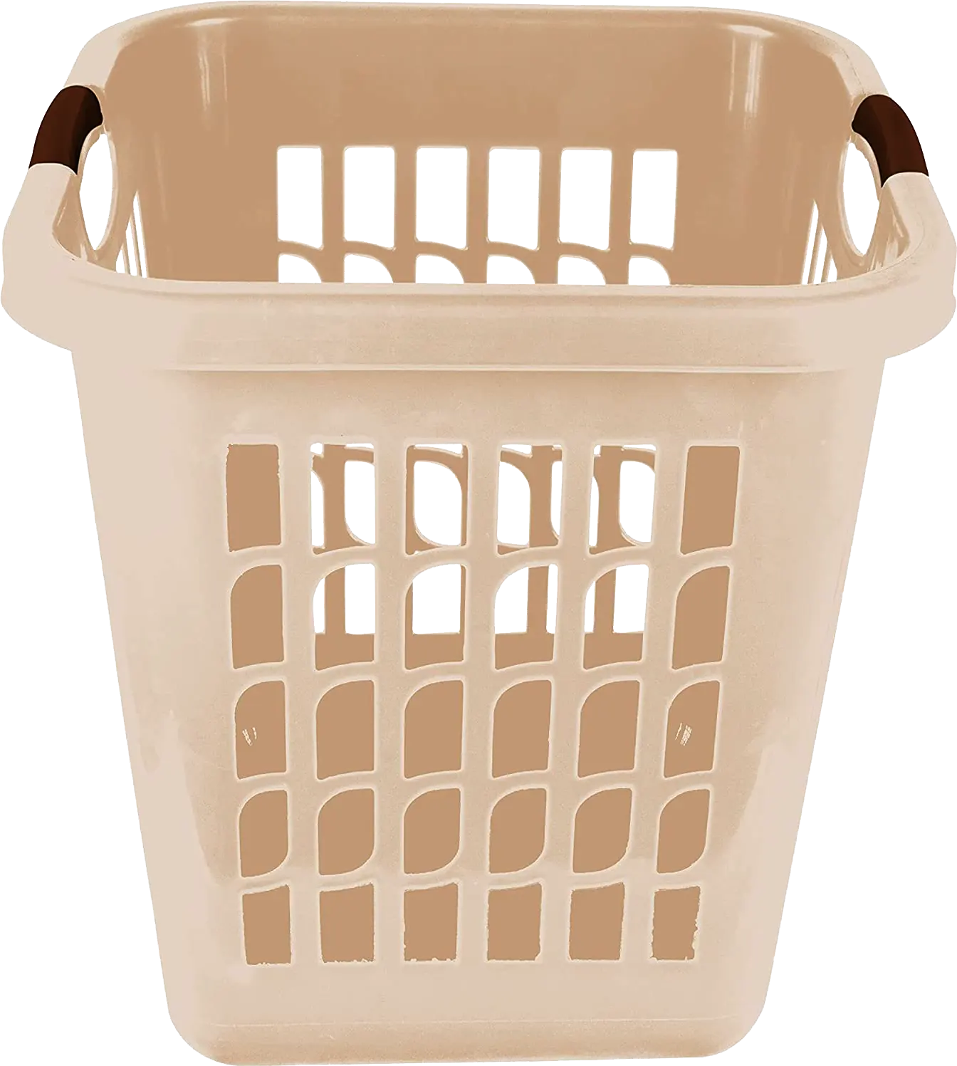 سبت غسيل بلاستيك مربع هاي من الهلال و النجمة بدون غطاء - بيج