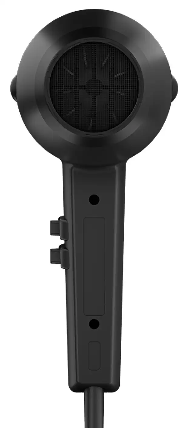 Rush Brush Hair Dryer, 2600 Watt, Black, D3 Turbo