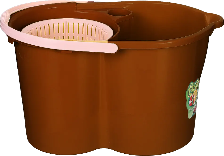 Tornado Faster magic mopping bucket from El Helal and Star, suitable for ceramics and parquet floors - brown