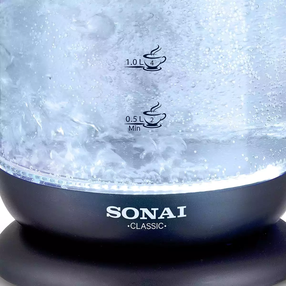 Sonai Classic Glass Water, 1.7 liters, Black - Mar.3752