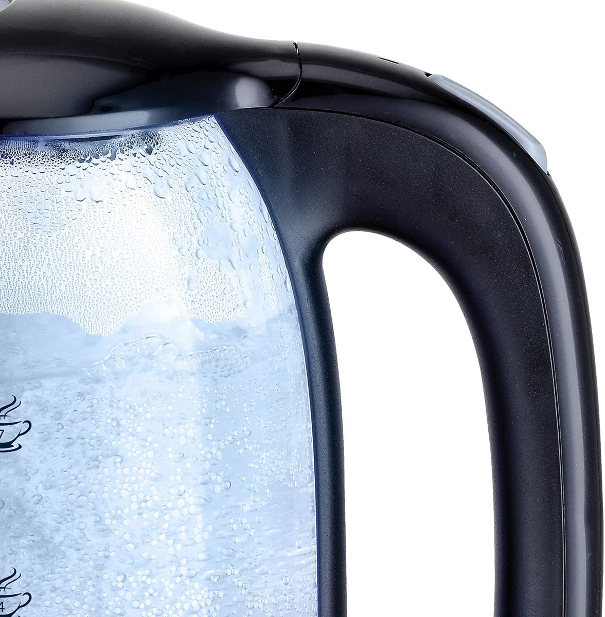 غلاية مياه زجاج سوناي كلاسيك، 1.7 لتر، أسود - MAR.3752