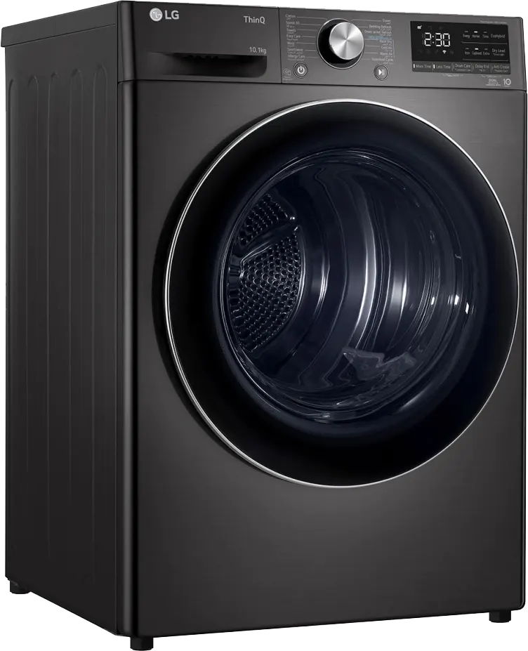 LG Dryer 10 KG, with condenser, Black, RH10V9JV2W