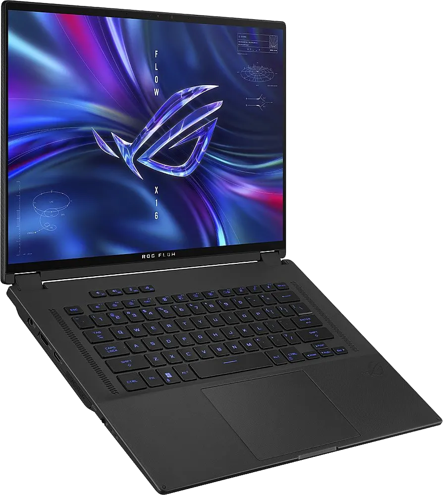 لاب توب أسوس روج فلو X16 GV601RE-GRY57W، معالج AMD Ryzen™ 7-6800HS، رامات 16 جيجابايت، 512 جيجابايت SSD هارد، NVIDIA® GeForce RTX™ 3050 Ti 4GB GDDR6، شاشة 16 بوصة QHD، ويندوز 11، رمادي