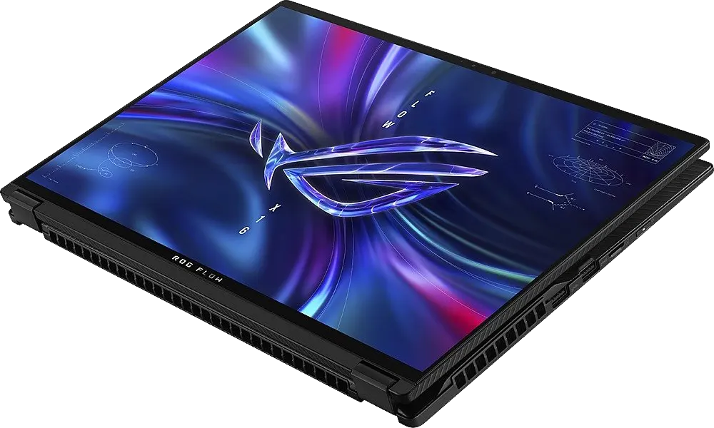 لاب توب أسوس روج فلو X16 GV601RE-GRY57W، معالج AMD Ryzen™ 7-6800HS، رامات 16 جيجابايت، 512 جيجابايت SSD هارد، NVIDIA® GeForce RTX™ 3050 Ti 4GB GDDR6، شاشة 16 بوصة QHD، ويندوز 11، رمادي
