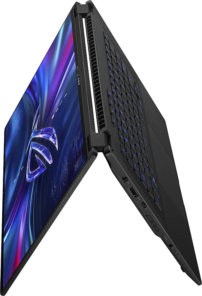 لاب توب أسوس روج فلو X16 GV601RE-GRY57W، معالج AMD Ryzen™ 7-6800HS، رامات 16 جيجابايت، 512 جيجابايت SSD هارد، NVIDIA® GeForce RTX™ 3050 Ti 4GB GDDR6، شاشة 16 بوصة QHD، ويندوز 11، رمادي