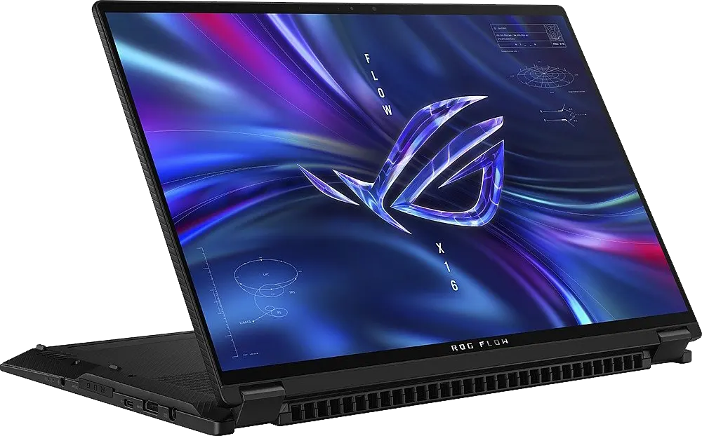لاب توب أسوس روج فلو X16 GV601RE-GRY57W، معالج AMD Ryzen™ 7-6800HS، رامات 16 جيجابايت، 512 جيجابايت SSD هارد، NVIDIA® GeForce RTX™ 3050 Ti 4GB GDDR6، شاشة 16 بوصة QHD، ويندوز 11، رمادي