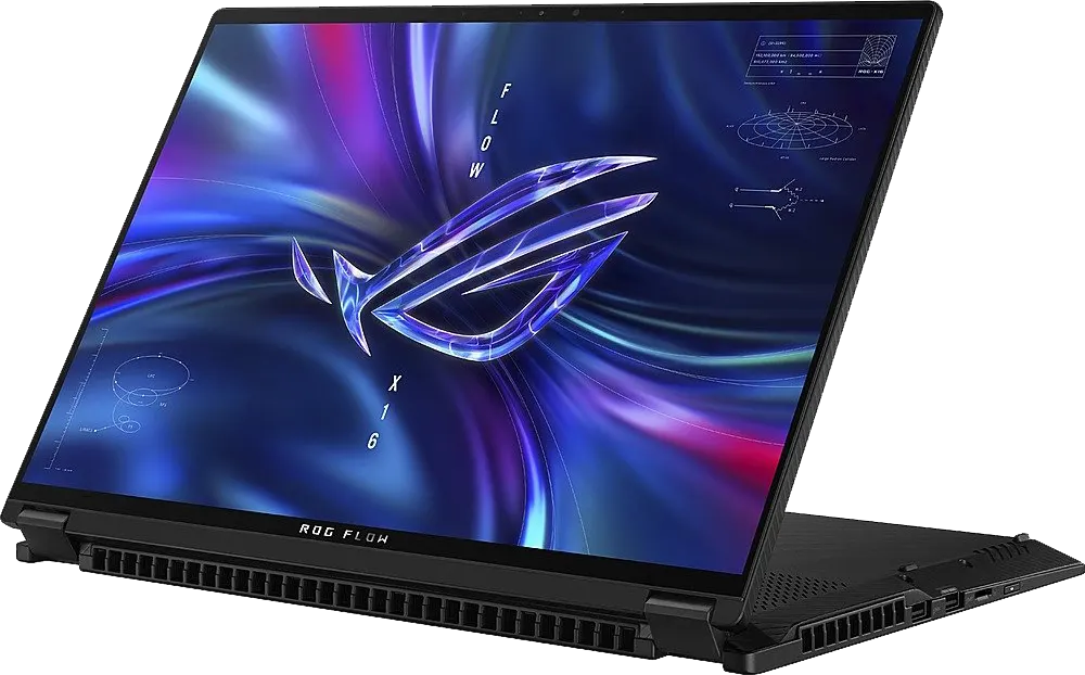 لاب توب أسوس روج فلو X16 GV601RE-GRY57W، معالج AMD Ryzen™ 7-6800HS، رامات 16 جيجابايت، 512 جيجابايت SSD هارد، NVIDIA® GeForce RTX™ 3050 Ti 4GB GDDR6، شاشة 16 بوصة QHD، ويندوز 11، رمادي