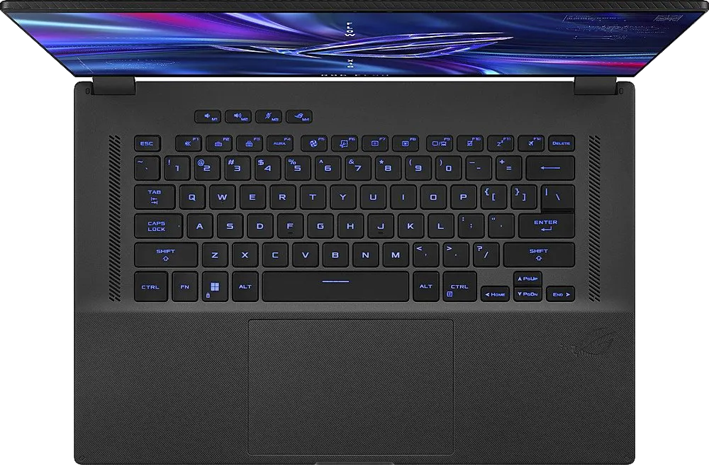 لاب توب أسوس روج فلو X16 GV601RE-GRY57W، معالج AMD Ryzen™ 7-6800HS، رامات 16 جيجابايت، 512 جيجابايت SSD هارد، NVIDIA® GeForce RTX™ 3050 Ti 4GB GDDR6، شاشة 16 بوصة QHD، ويندوز 11، رمادي